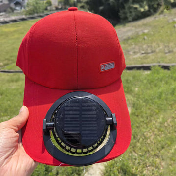 Solar Fan Golf Hat USB Charging Fan Breathable Mesh Hat with Fan Unisex for Summer Travel