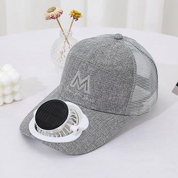Sun Hat Men & Women Fan Cooling Baseball Hat Cap/for Outdoor Sport Travel Camping Solar Powered Fan Hat
