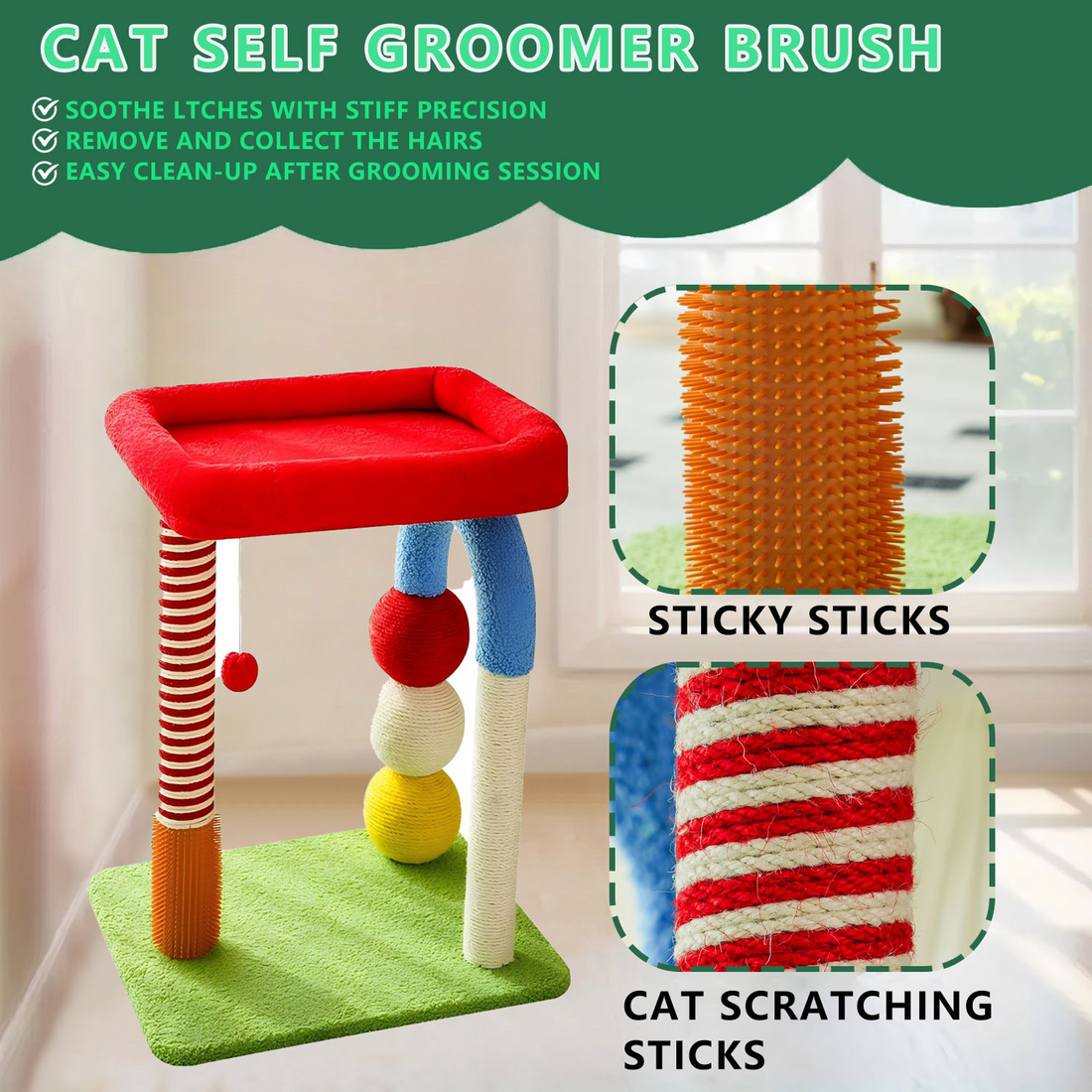 Cat Tree with Built-in Bed