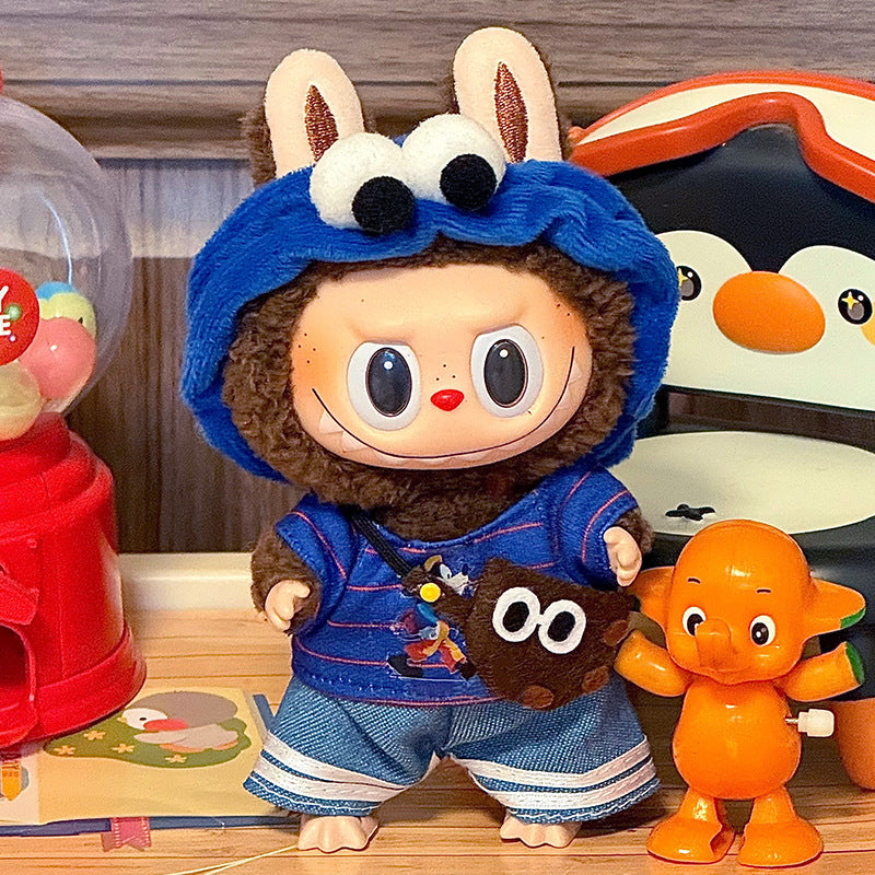 Handmade DIY Labubu I II Idol Dolls Clothes- Cute Animal Clothes Set-Cosplay Accessory