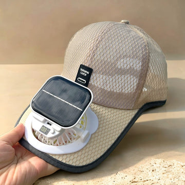 Solar Powered Fan Hat,Fan Hat to Keep Cool-Breathable Sunscreen Hat, Solar Powered/Charging Fan Hat