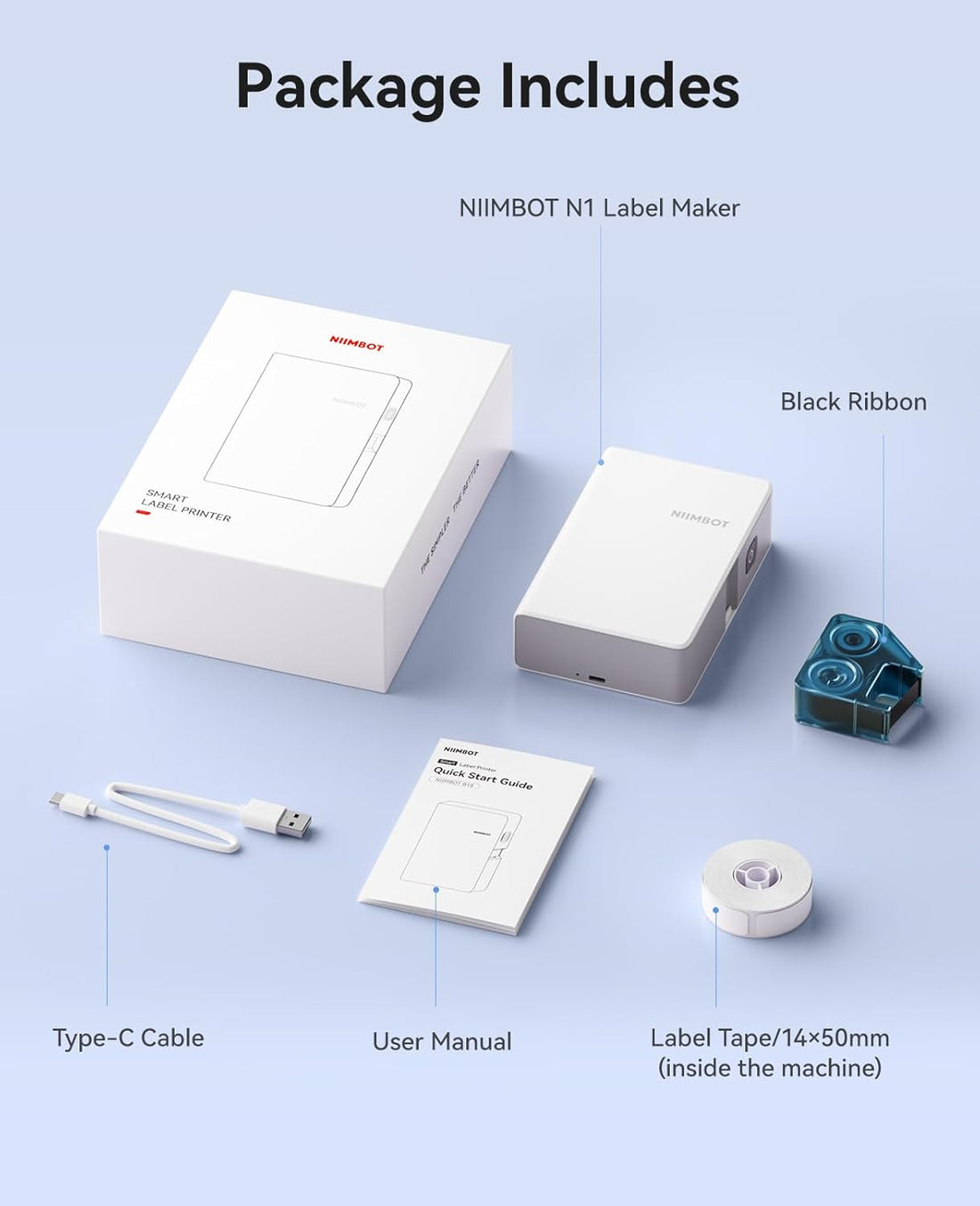 Mini Sticker Labeler Rechargeable