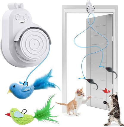 Cats Automatic Electric Flying Bird Feather Cat Toy