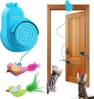 Cats Automatic Electric Flying Bird Feather Cat Toy