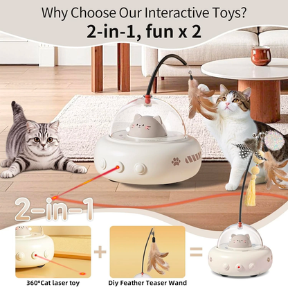 Automatic Cat Toy with Laser
