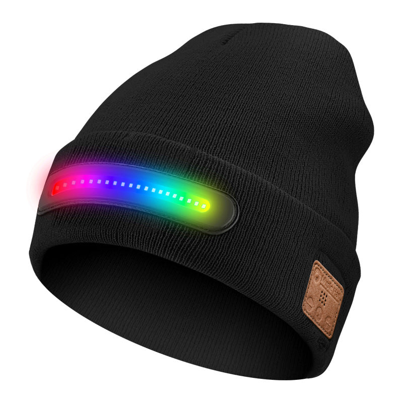 Bluetooth Beanie with Built-in LED Light