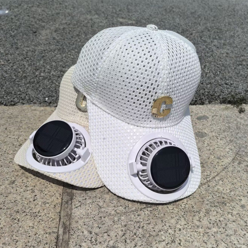 UV Protection Beach Hat, Sports Golf Hats with Cooling Fan