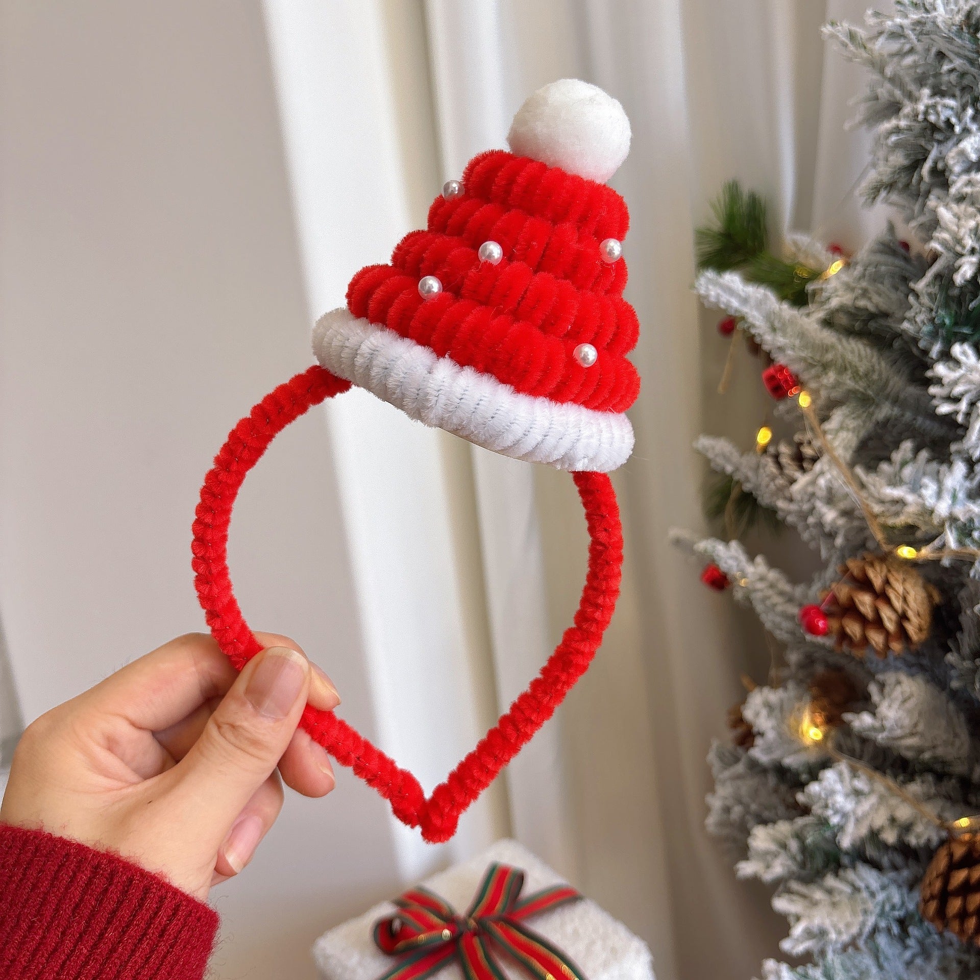 Adjustable Festive Christmas Hairband-Sparkly Christmas Hairband