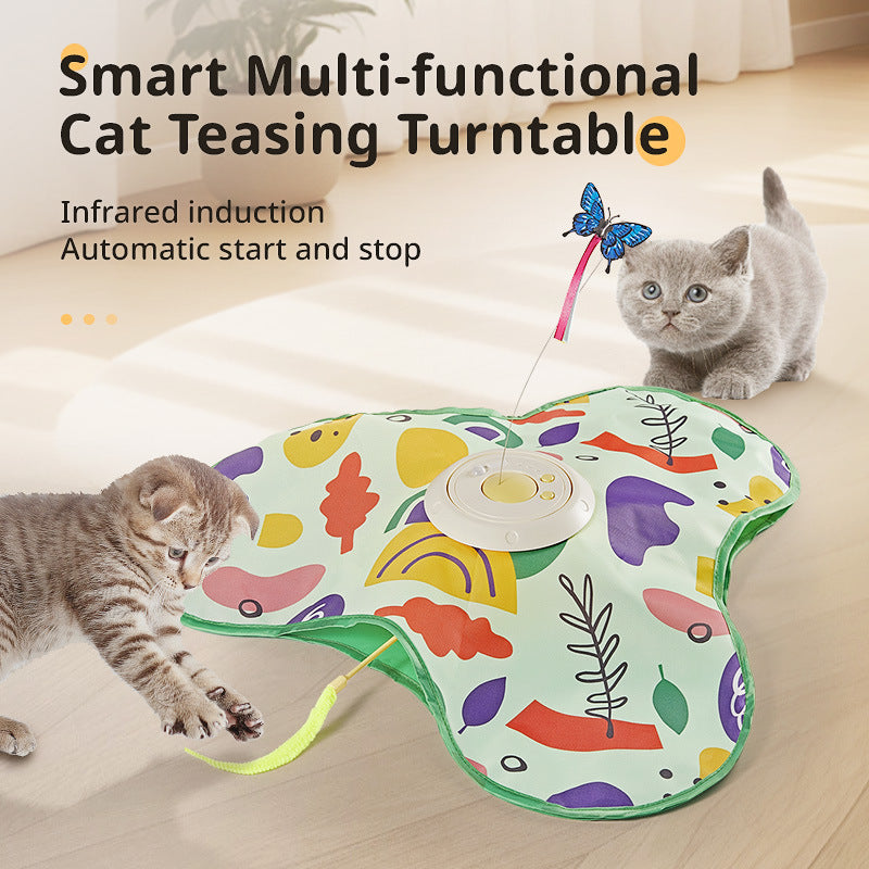 Rechargeable Touch-Activated Cat Toy