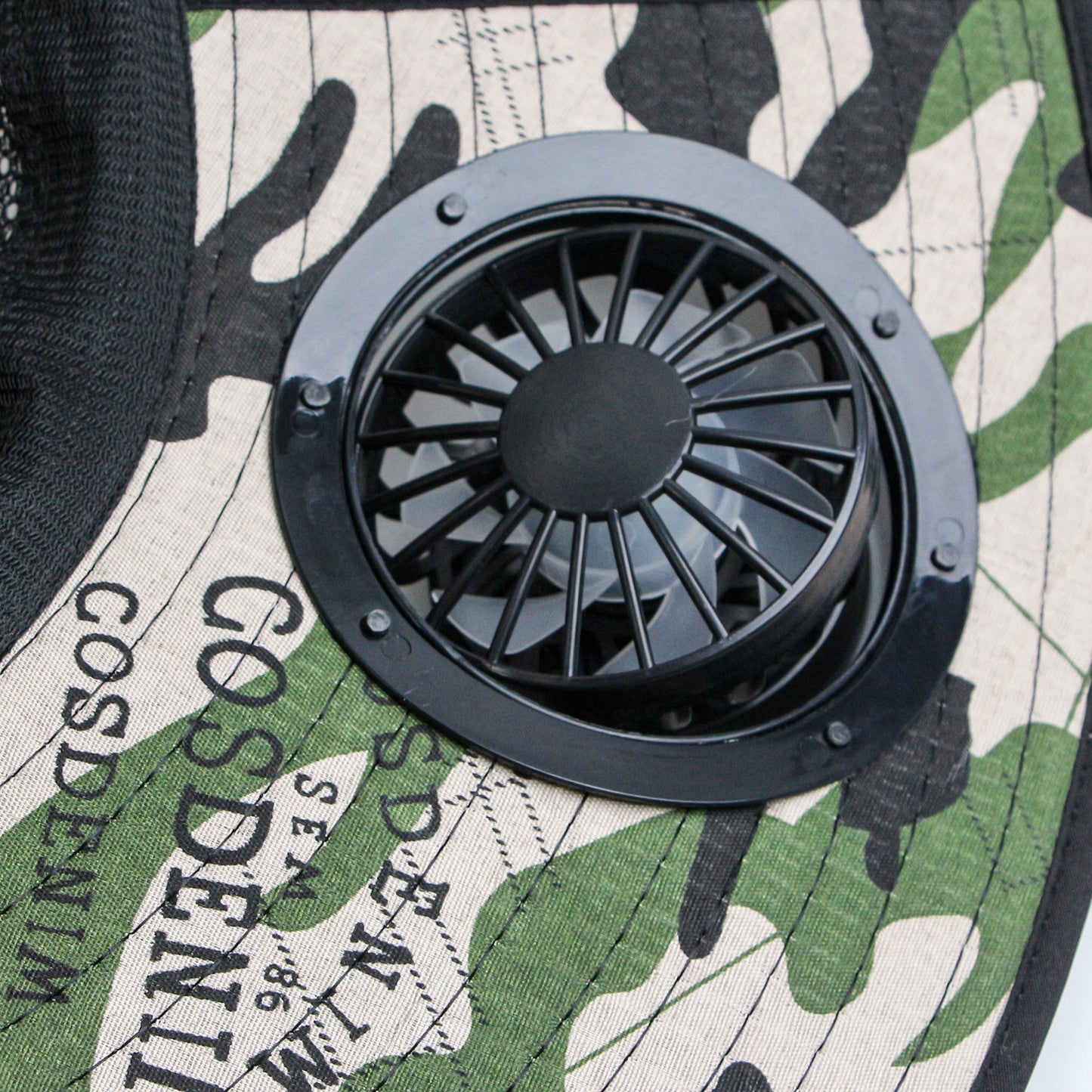 Solar Fan Fishing Hat with 2 Solar Fan-Sunscreen Sun Hat