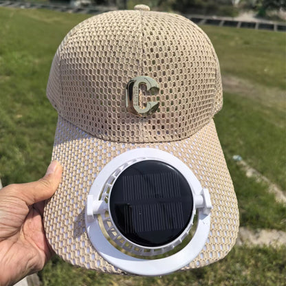 UV Protection Beach Hat, Sports Golf Hats with Cooling Fan