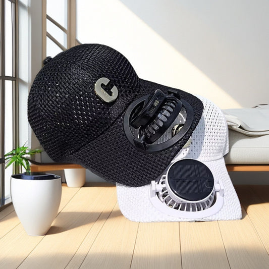 UV Protection Beach Hat, Sports Golf Hats with Cooling Fan