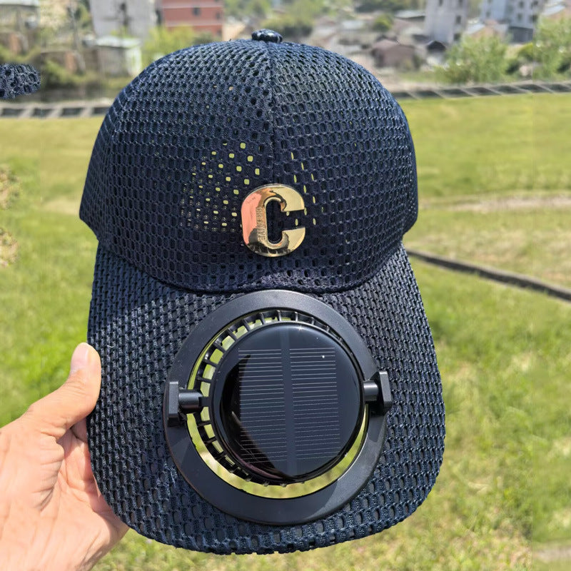 UV Protection Beach Hat, Sports Golf Hats with Cooling Fan