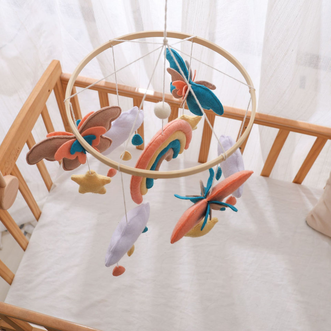 Butterfly Baby Mobile: A Flutter of Dreams Above the Crib