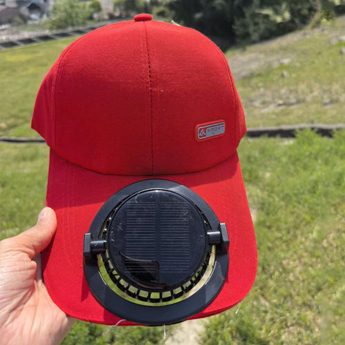 Solar Fan Golf Hat USB Charging Fan Breathable Mesh Hat with Fan Unisex for Summer Travel