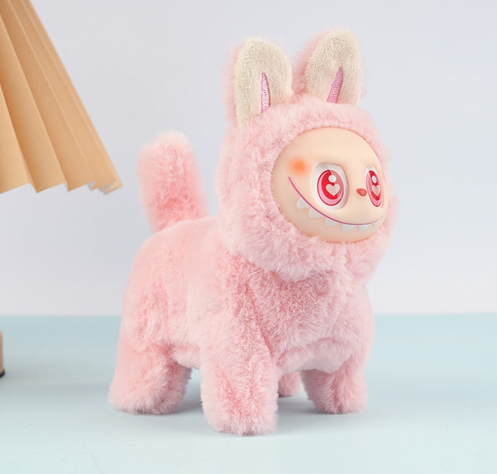Talking Doll Walking Labubu Stuffed Animal Plush Toy