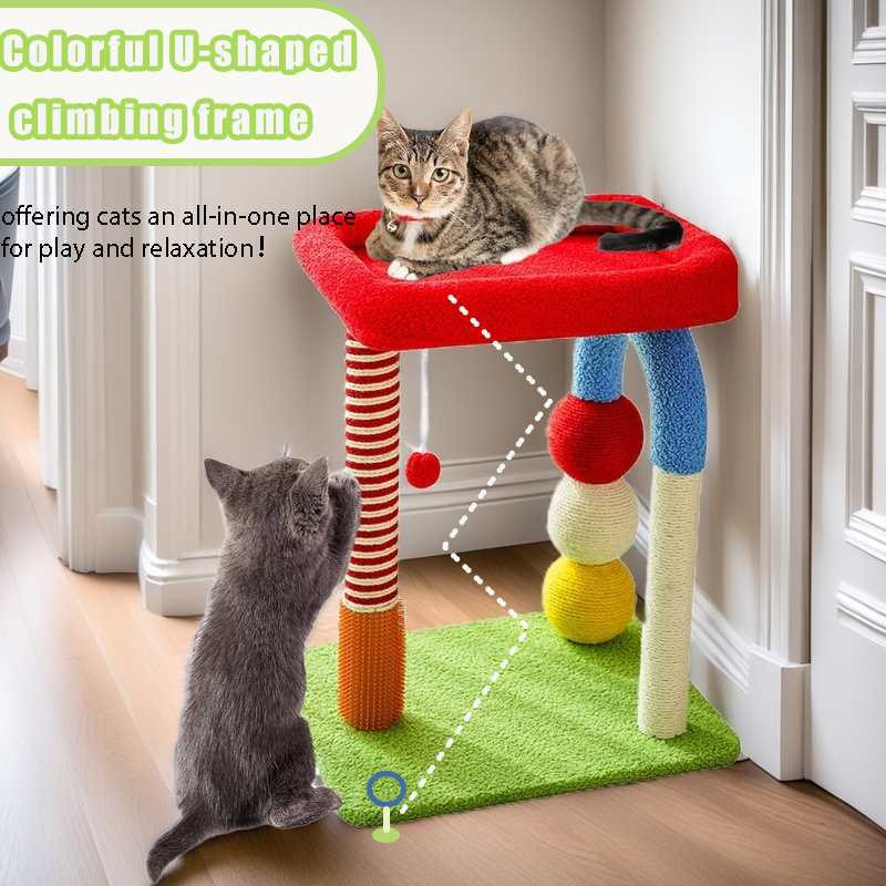 Cat Tree with Built-in Bed