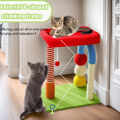 Cat Tree with Built-in Bed