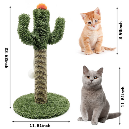 2 in 1 Cactus Shaped Cat Climbing Tree
