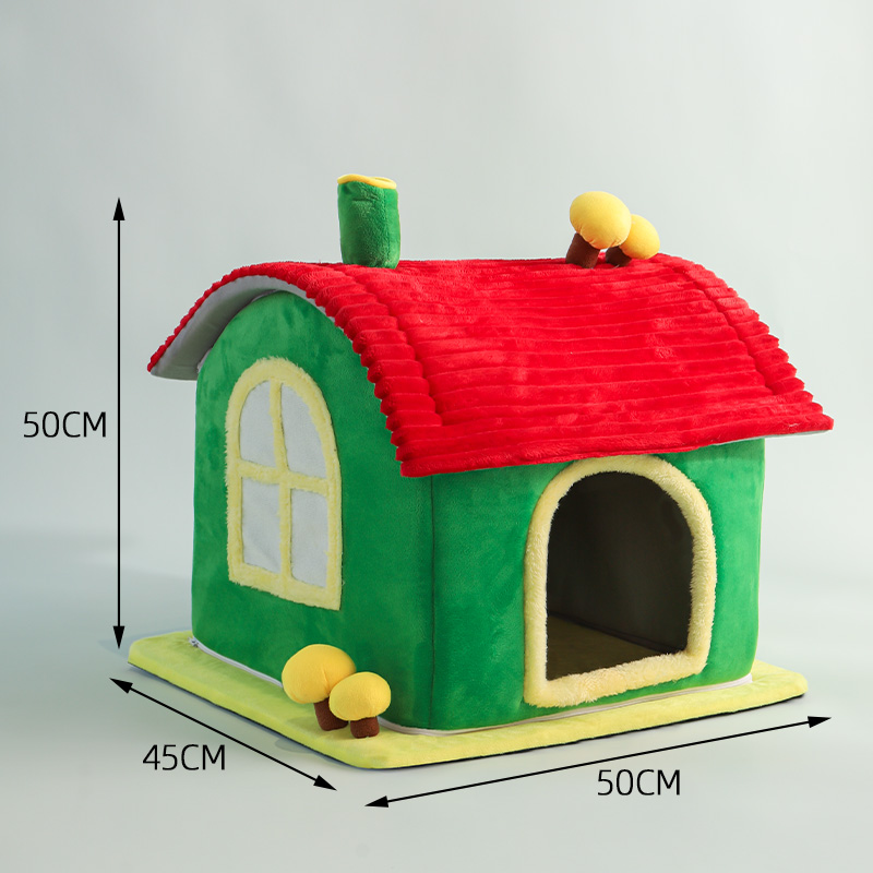 Cat Bed Indoor Enclosed Warm Cave-Christmas Gifts