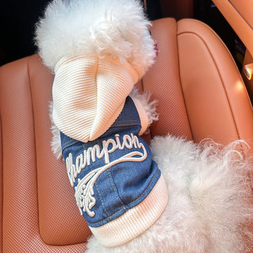 Embroidered Pet Denim Jacket