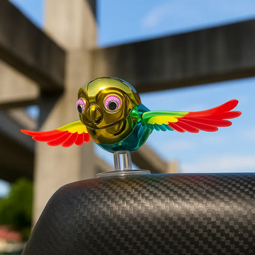 Flying Companion Bird Car Ornament